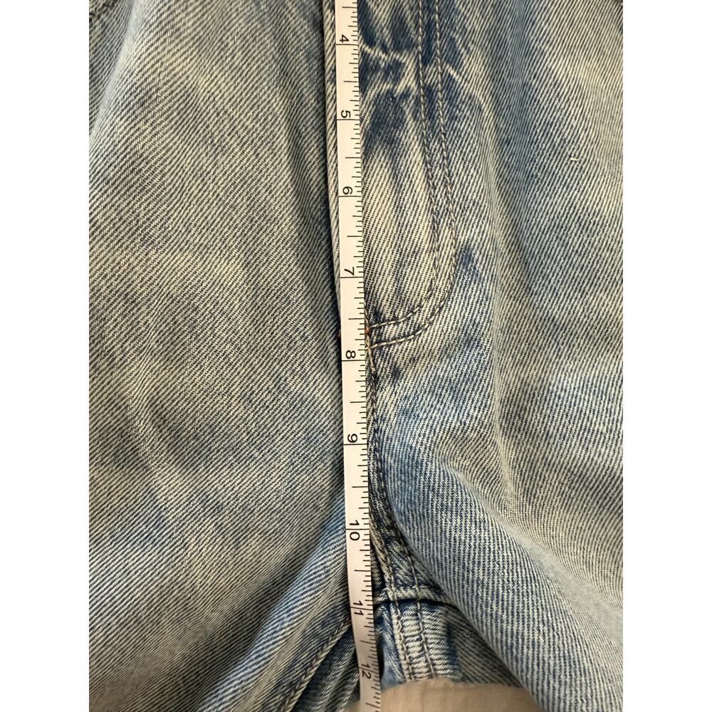 PISTOLA Women's Light Wash Wide Leg High Rise Crop Denim Jeans Sz 26 - Picture 6 of 8
